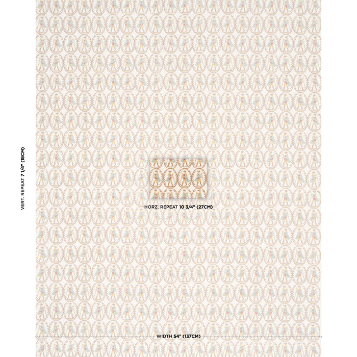 Schumacher Country Gentleman Neutral Fabric Sample 183211