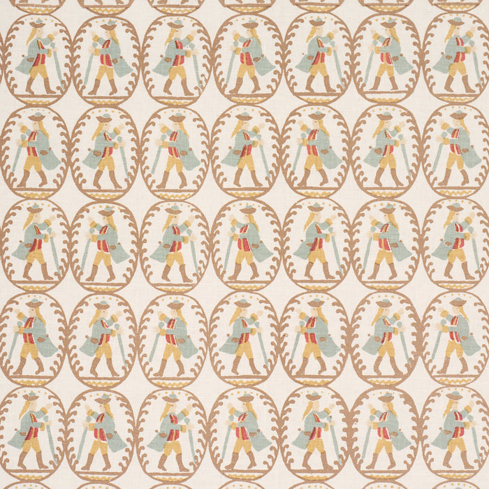 Schumacher Country Gentleman Neutral Fabric Sample 183211