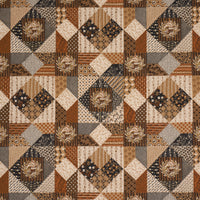 Schumacher Variable Star Sepia Fabric 183231
