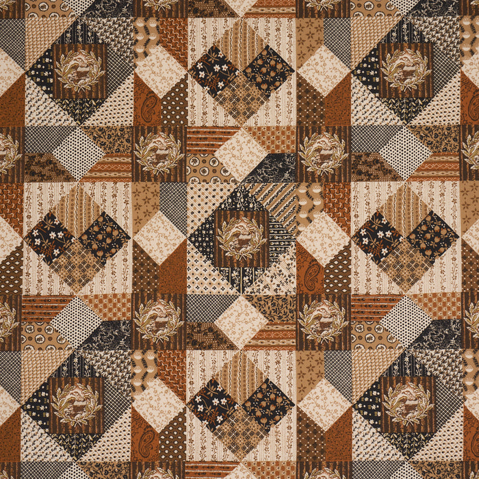 Schumacher Variable Star Sepia Fabric 183231