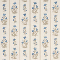 Schumacher Ellora Hand-Print Blue Fabric 183260