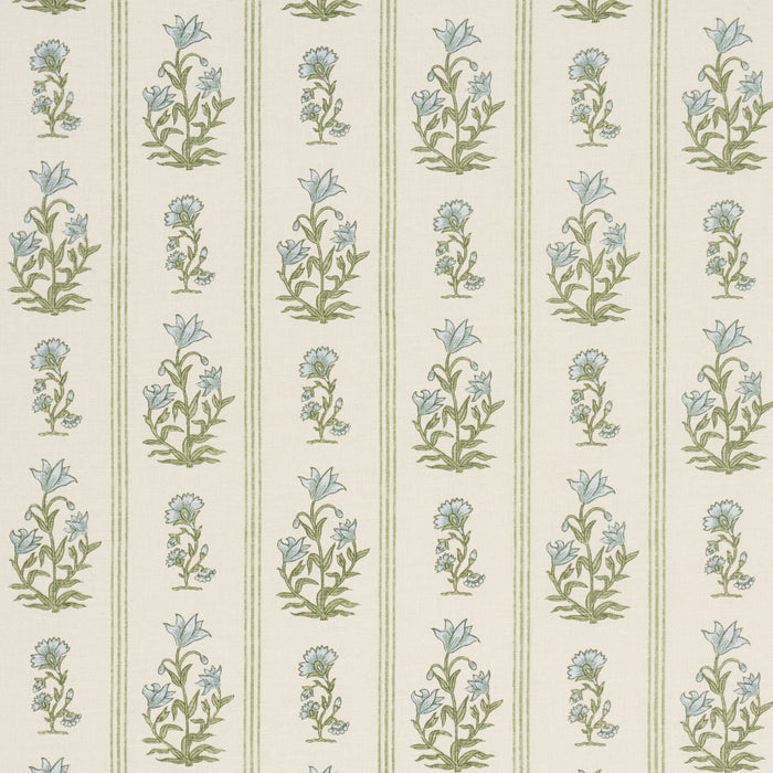 Schumacher Ellora Hand-Print Leaf Fabric 183261
