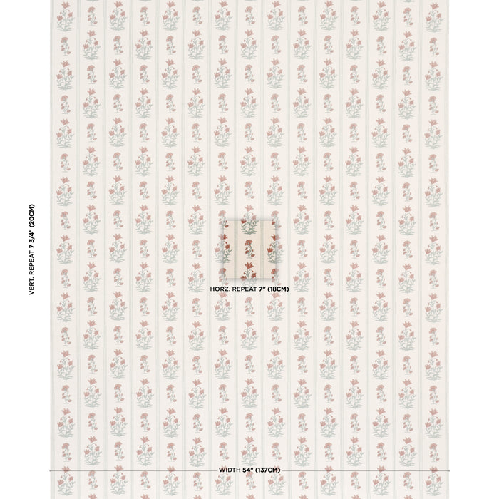 Schumacher Ellora Hand-Print Spice Fabric 183262
