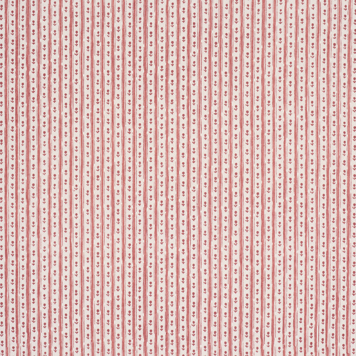 Schumacher Nidhi Stripe Hand-Print Pink Fabric 183310