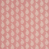 Schumacher Kaia Paisley Hand-Print Pink Fabric 183321