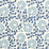 Christopher Farr Punch Paisley Cobalt Wallpaper