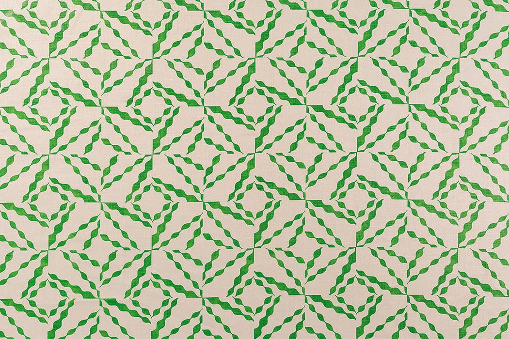 Christopher Farr Puzzle Green Fabric