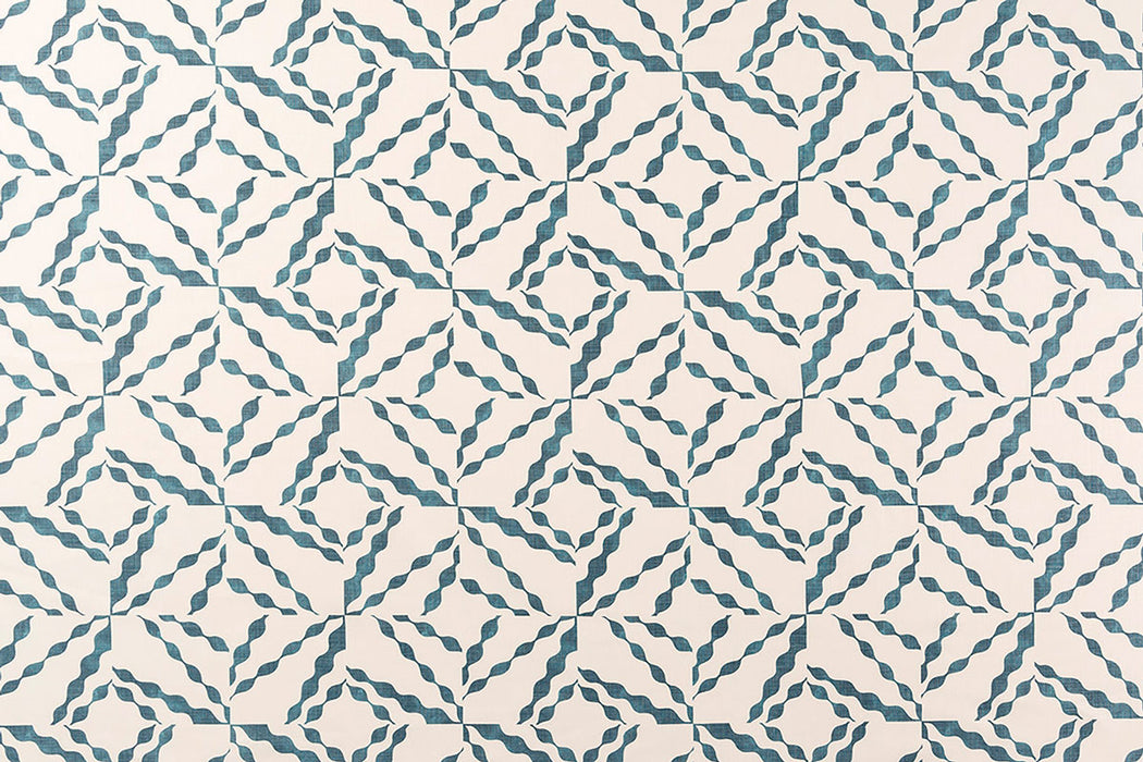 Christopher Farr Puzzle Dark Indigo Fabric Sample