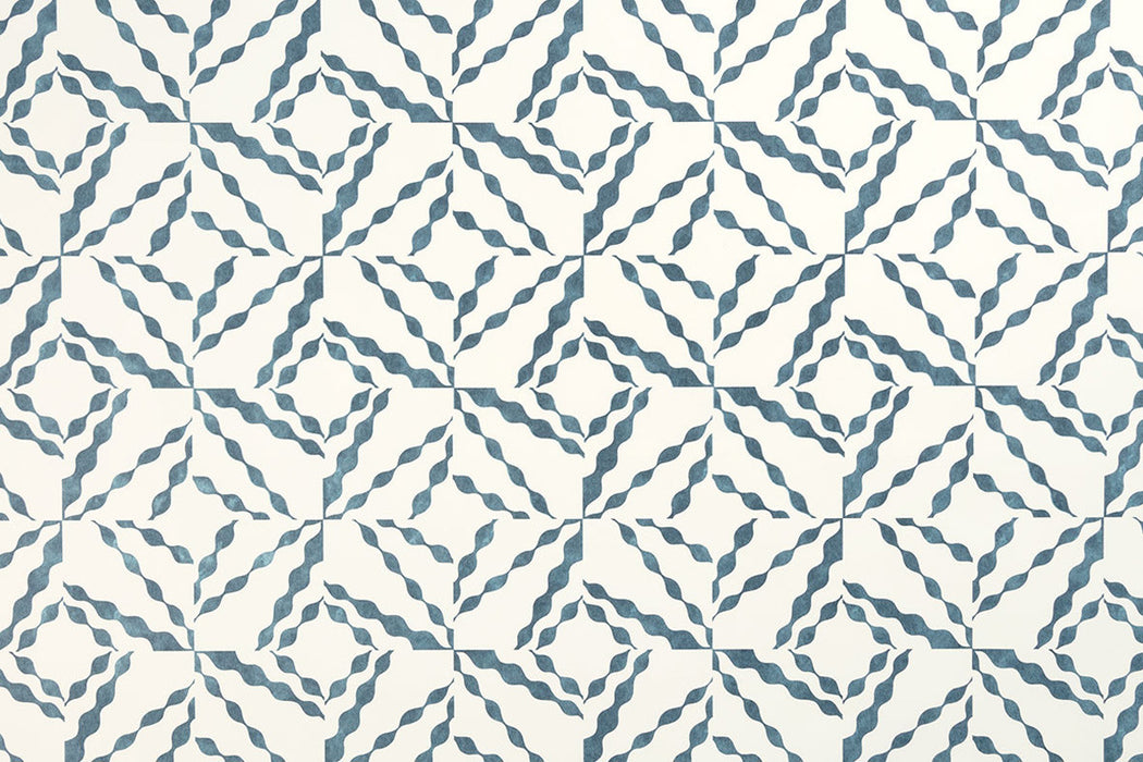 Christopher Farr Puzzle Cobalt Wallpaper