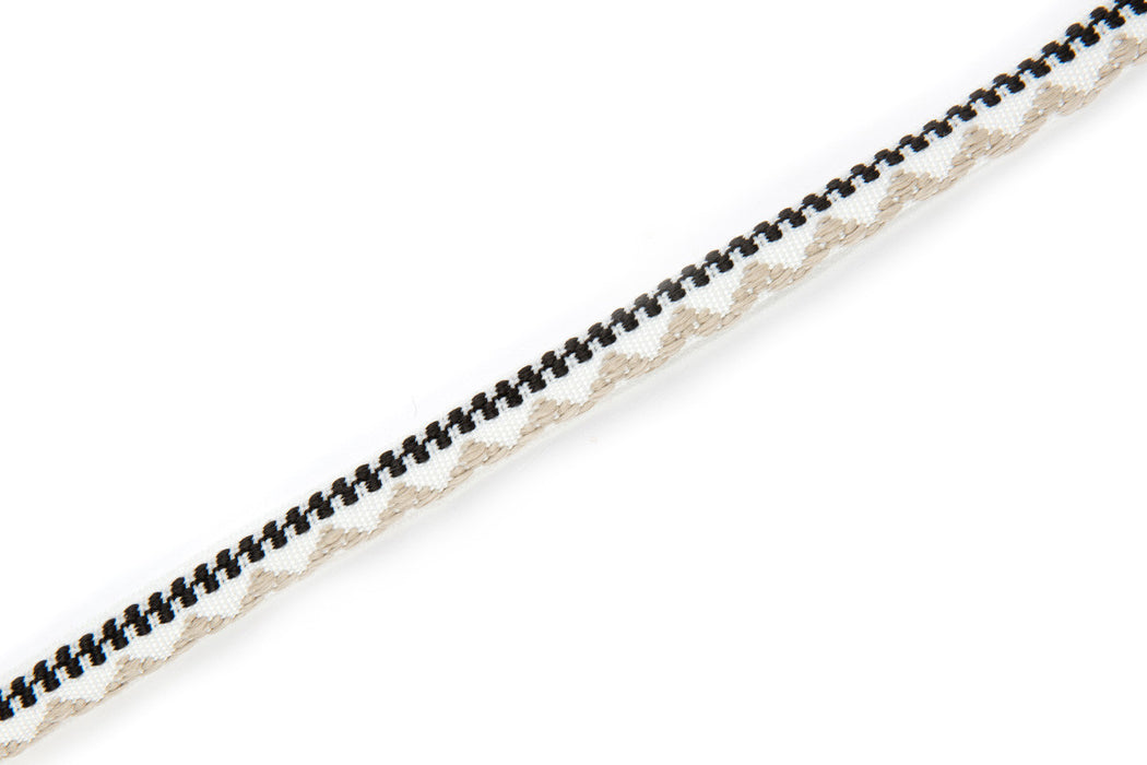 Christopher Farr Pyramid Piping Latte Trim Sample