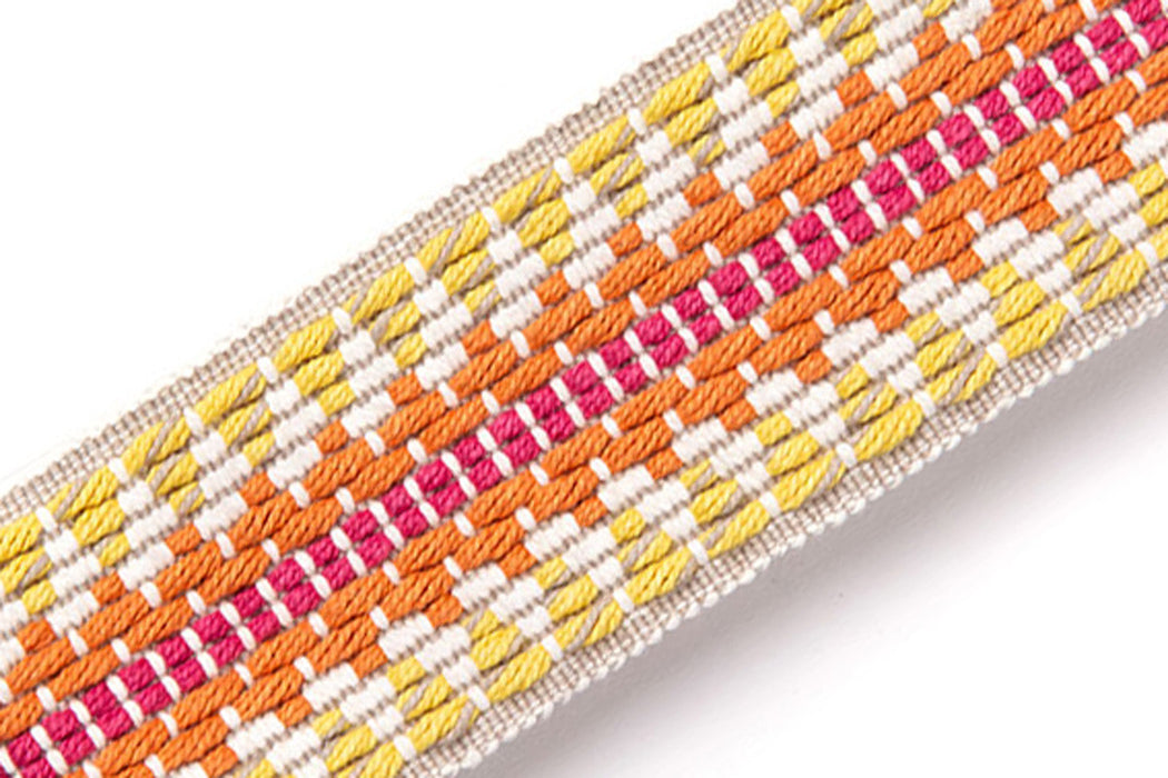 Christopher Farr Railroad Orange Trim Sample