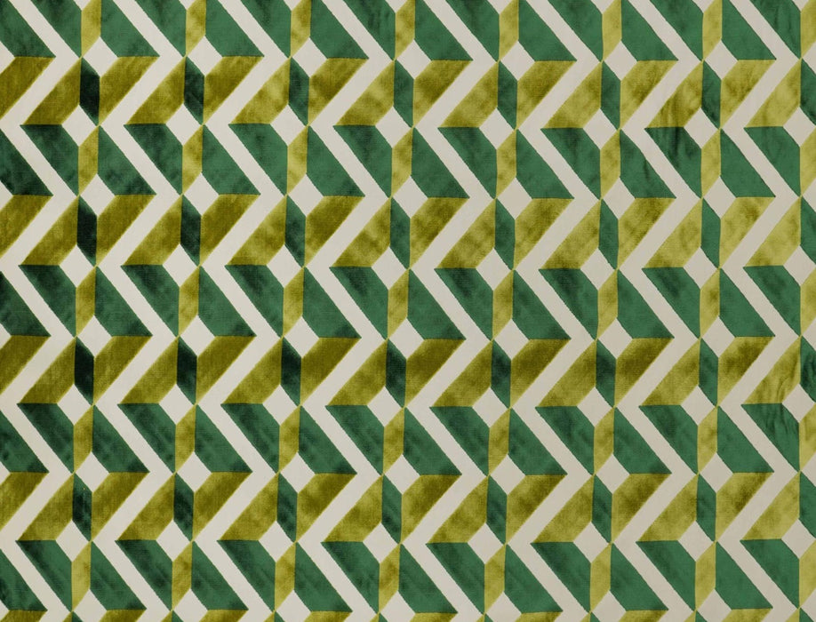 Jim Thompson Syncopation Vert Fabric Sample JT013813003