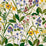 Schumacher Ros Och Lilja Ivory Wallpaper Sample 1962