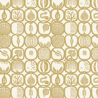 Schumacher Fruktlada Ochre Wallpaper 1972