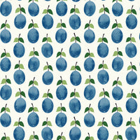 Schumacher Prunus Blue Wallpaper 1974