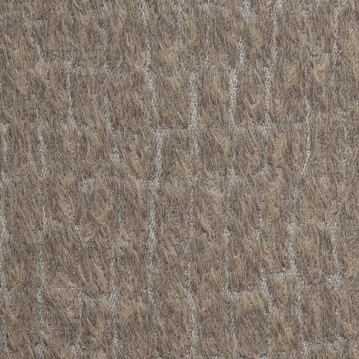 Holly Hunt Great Plains Exotic Alpaca Peat Heather Fabric Sample 1975/03