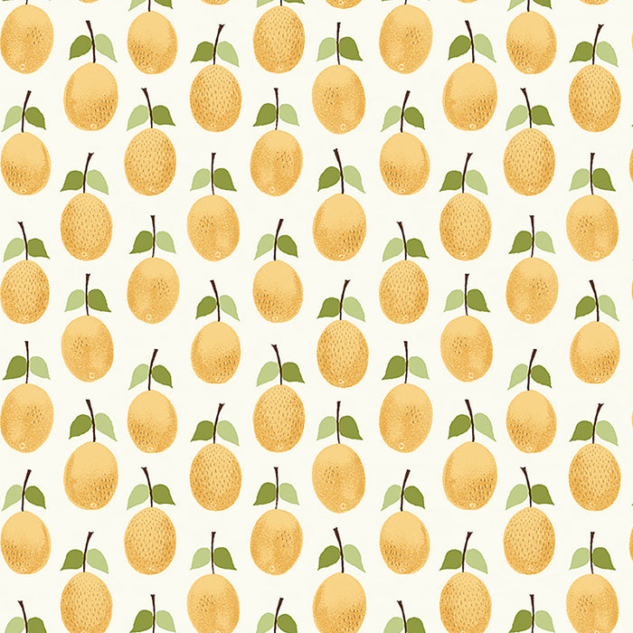 Schumacher Prunus Yellow Wallpaper Sample 1975