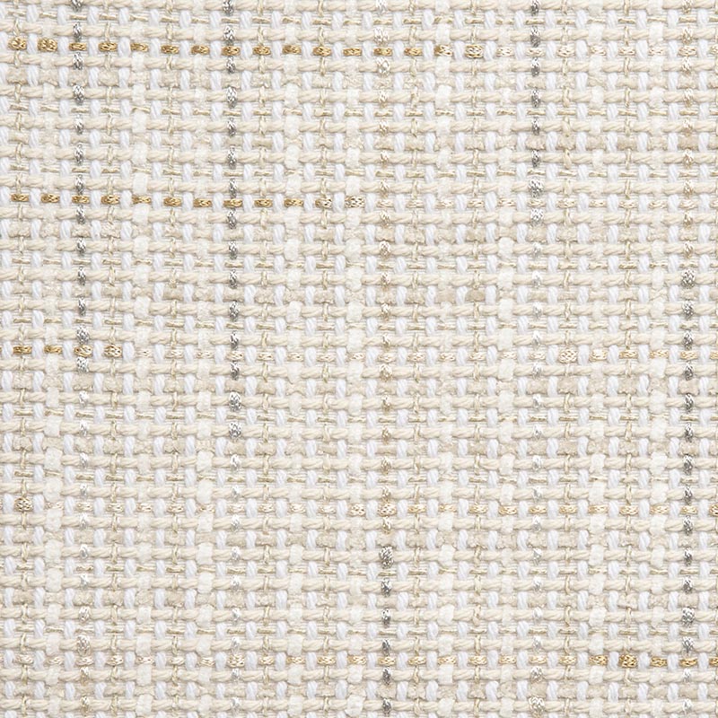 Holly Hunt Great Plains Luxe Grid Soft Light Fabric 1976/01