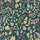 Schumacher Herbarium Spruce Wallpaper Sample 1976