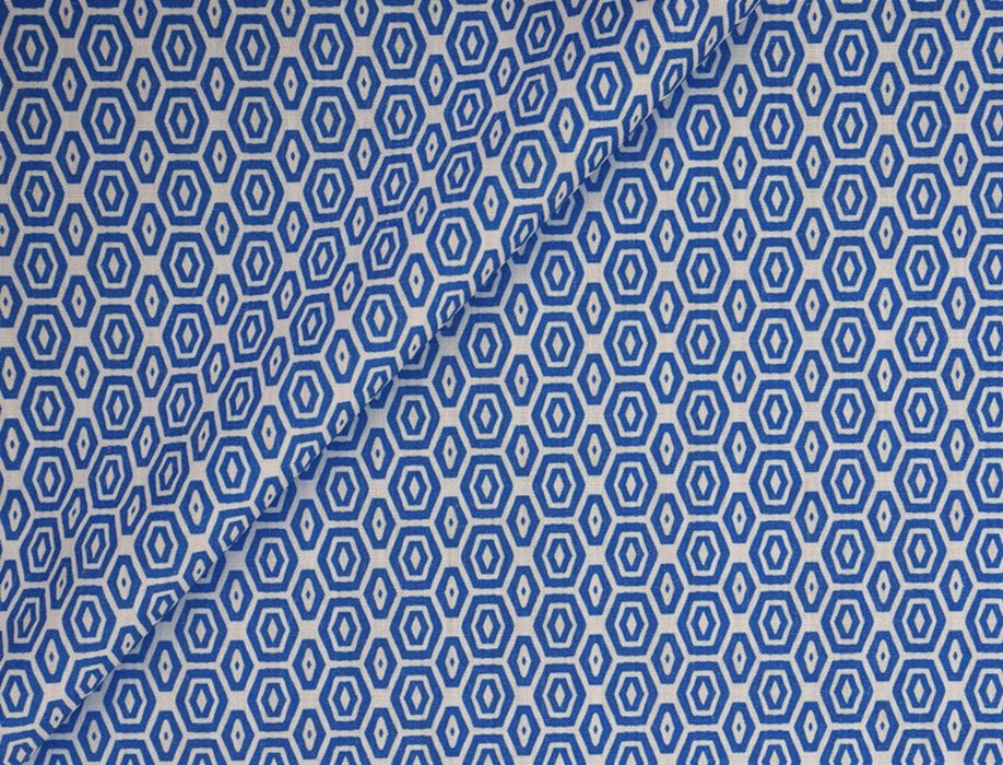 Jim Thompson Patron Dodge Blue Fabric Sample JT013647004