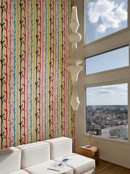 Pierre Frey Before Spring Multicolore Wallpaper FP208001