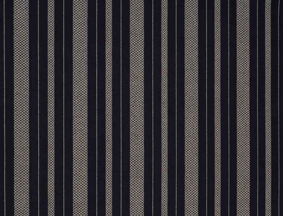 Jim Thompson Akha Stripe Black Fabric JT013809004
