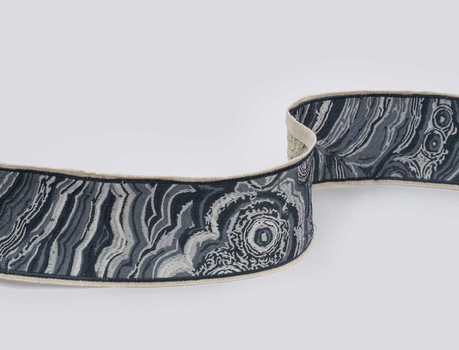 Jim Thompson Duquette Gemstone Tape  Grey Agate Trim Sample JT030052002