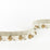 No.9 Thompson Glass-Beaded Fringe  Mineral White Trim Sample N9031012002