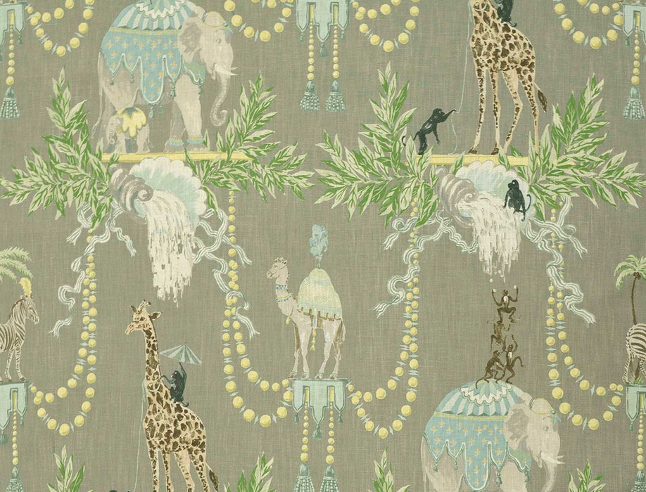 No.9 Thompson Monkey Business Sage Fabric N9012304005