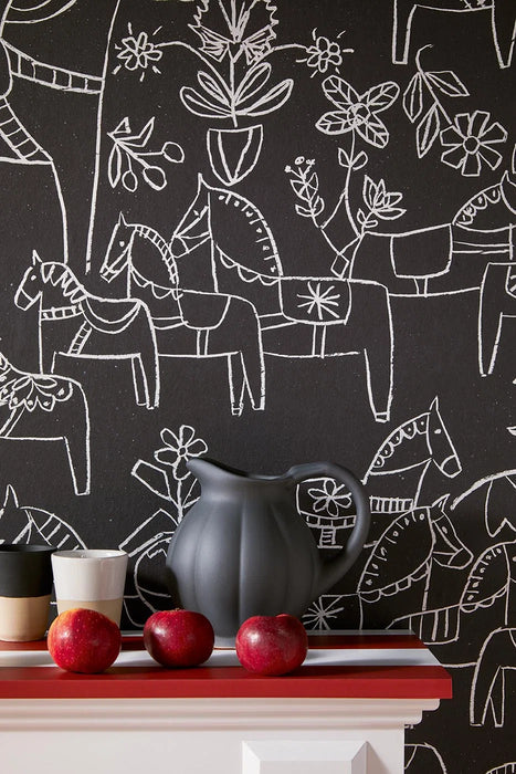 Pierre Frey Dalecarlie Azur Wallpaper Sample FP223001