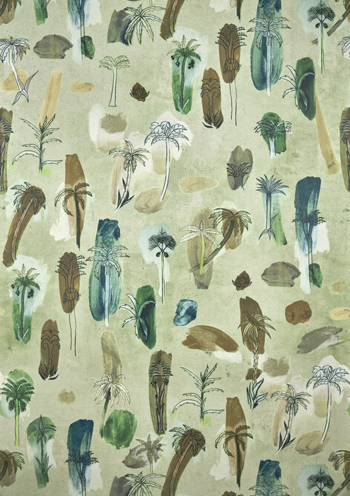 Pierre Frey Wahiba Menthe Wallpaper Sample FP149001