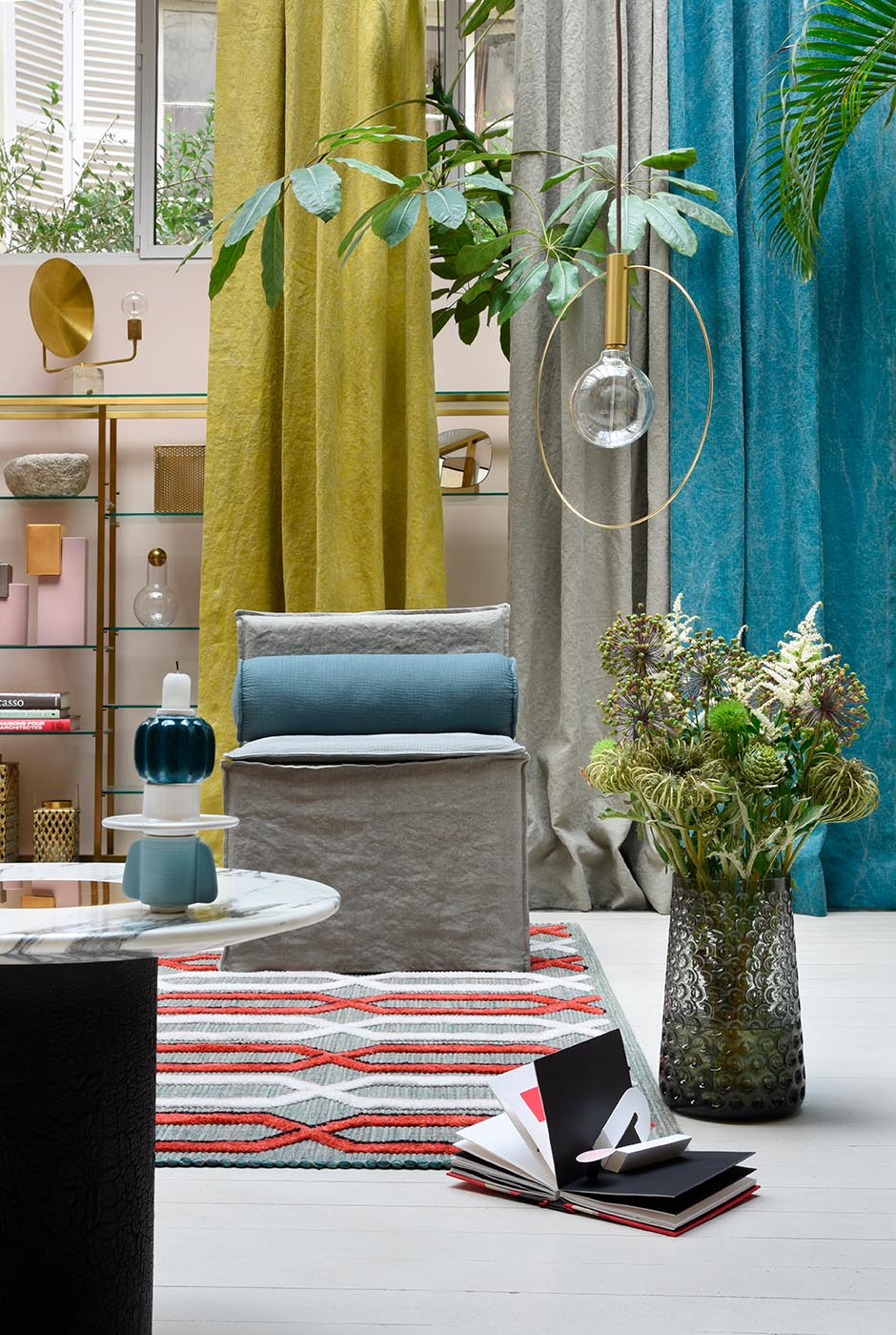 Boussac Candy Denim Fabric Sample O7940010