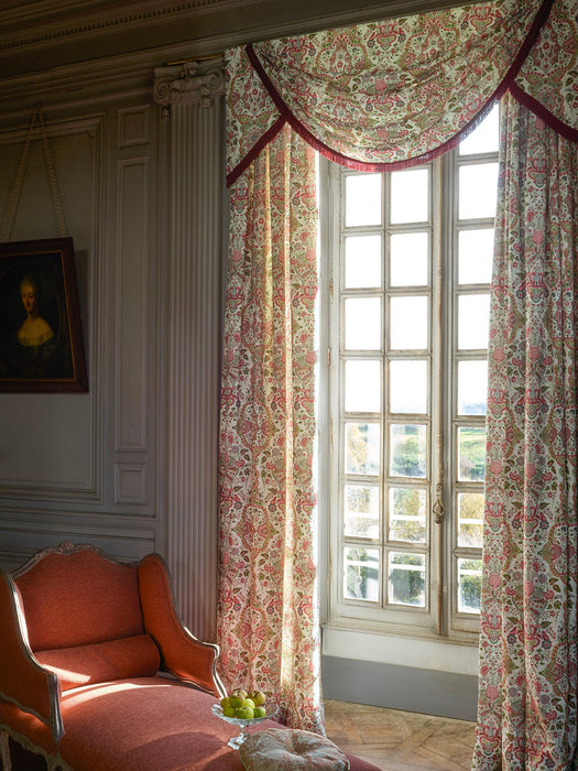 Braquenie Udaipur Bleu Garance Fabric Sample B7690003