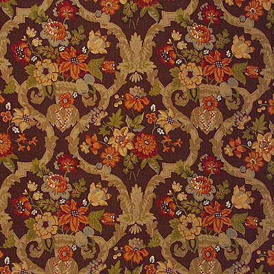 Lee Jofa Kirby Print Chestnu Fabric Sample 2004092.619.0