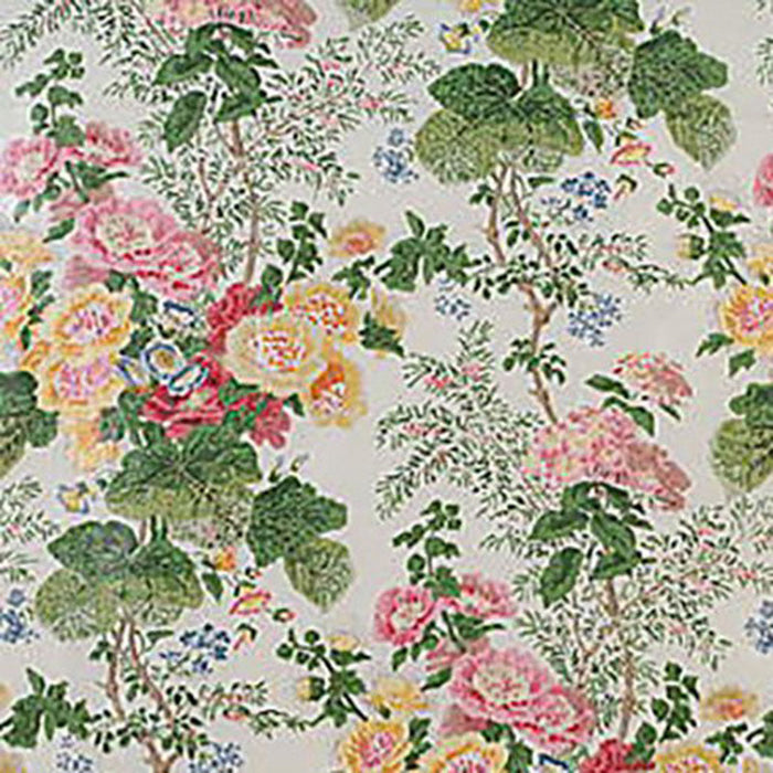 Lee Jofa Hollyhock Hdb White/Pink Fabric Sample 2005100.101.0