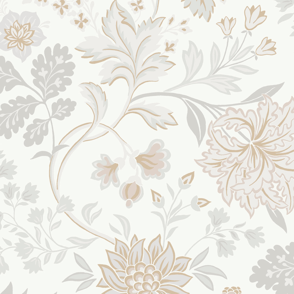 Schumacher Alicia Stone And Gold Wallpaper Sample 2007