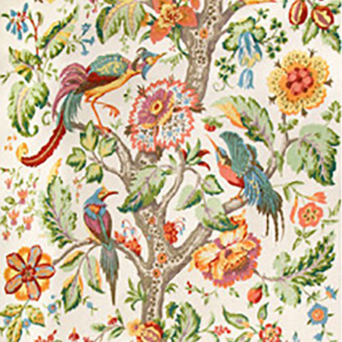 Lee Jofa Tree Of Life White Fabric Sample 2009129.519.0