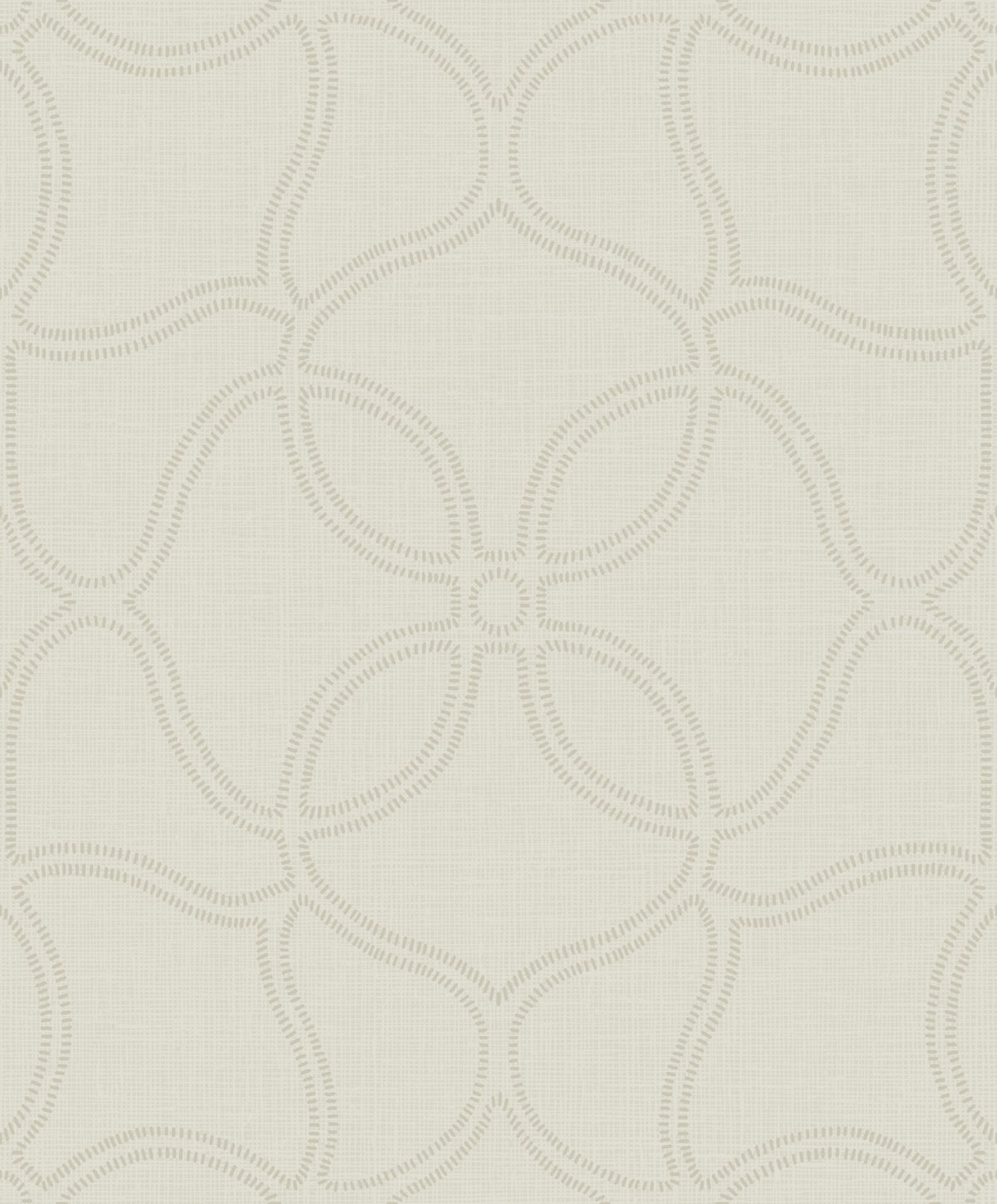 Seabrook Designs Geo Lattice Alabaster And Tan Wallpaper 2011505