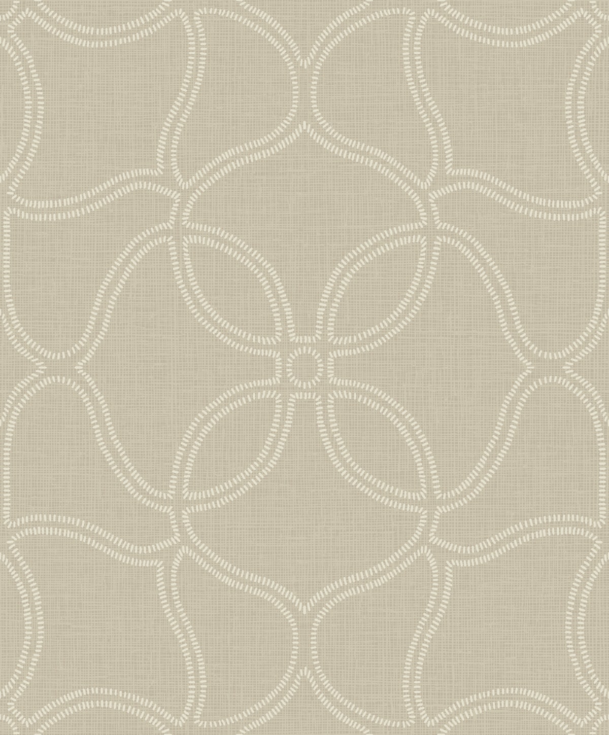 Seabrook Designs Geo Lattice Beige And Ivory Wallpaper 2011507