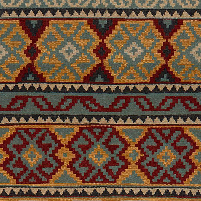 Lee Jofa Kekoua Capri/Ochre Fabric Sample 2012112.154.0