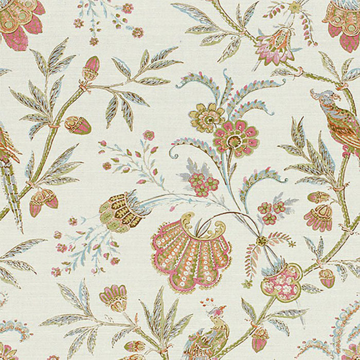 Lee Jofa Seafield Pink/Aqua Fabric Sample 2013124.715.0