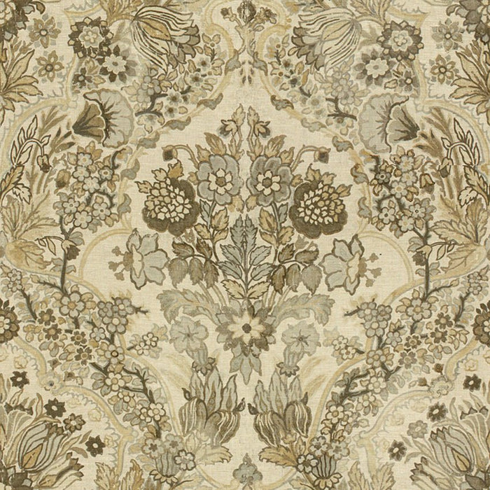 Lee Jofa Tetbury Grey/Bisque Fabric Sample 2013134.611.0