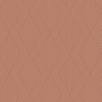 Schumacher Garbo Terracotta And Gold Wallpaper 2014