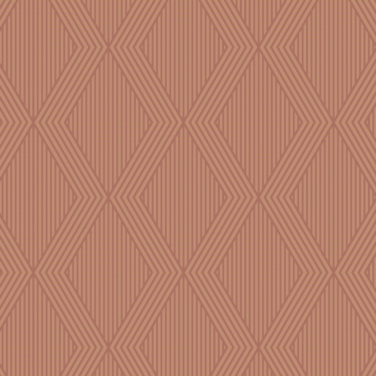 Schumacher Garbo Terracotta And Gold Wallpaper Sample 2014