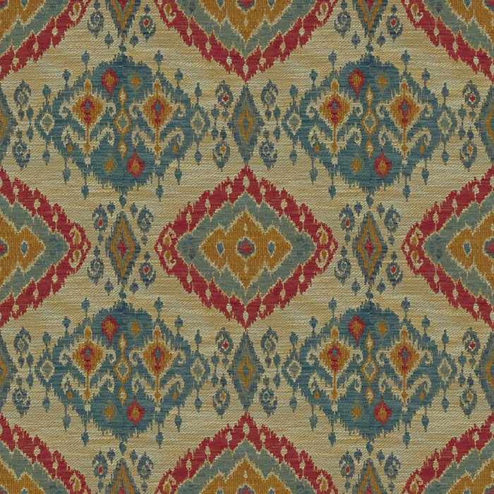 Lee Jofa Bosham Lake/Red Fabric Sample 2015125.139.0