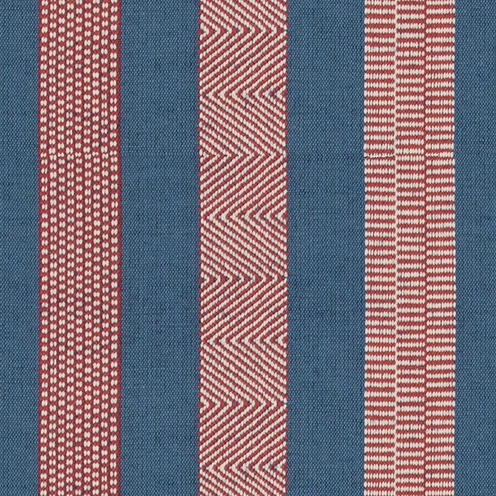 Lee Jofa Berber Denim/Ruby Fabric Sample 2017100.519.0