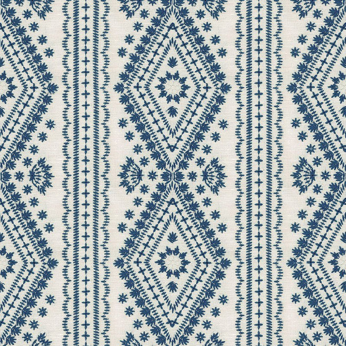 Lee Jofa Lucknow Blue Fabric Sample 2017104.5.0