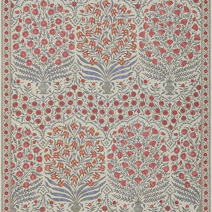 Lee Jofa Sameera Red/Blue Fabric Sample 2017108.519.0