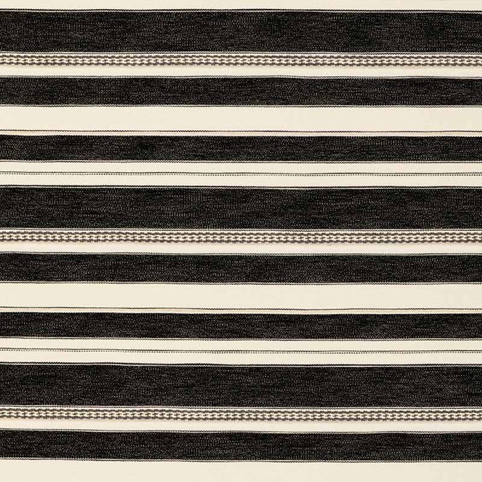 Lee Jofa Entoto Stripe Ivory/Black Fabric Sample 2017143.811.0