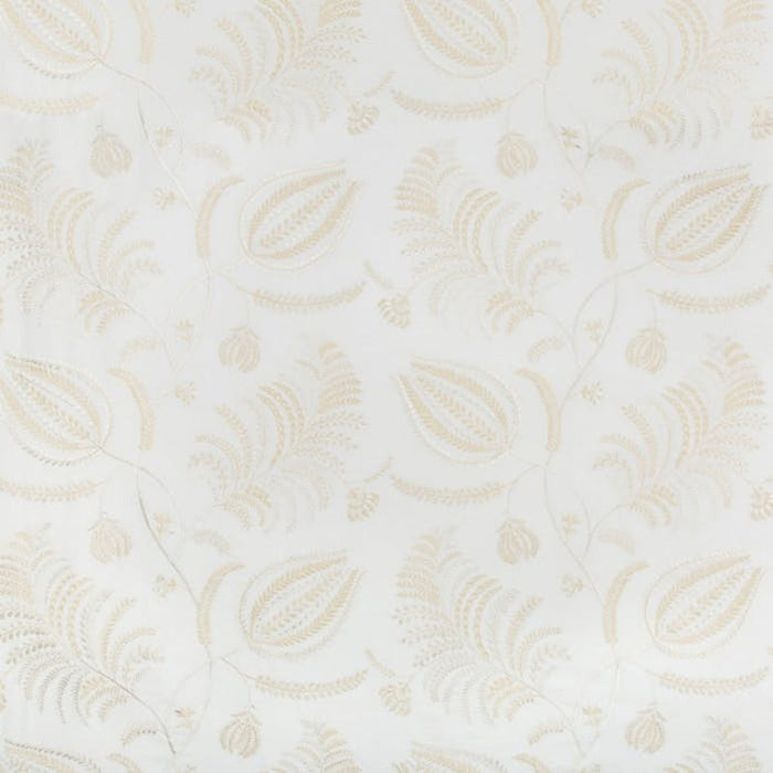 Lee Jofa Palmero Emb Ivory/Beige Fabric Sample 2017158.16.0